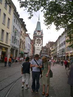 Fußgänerzone in Freiburg im Breisgau Freiburg